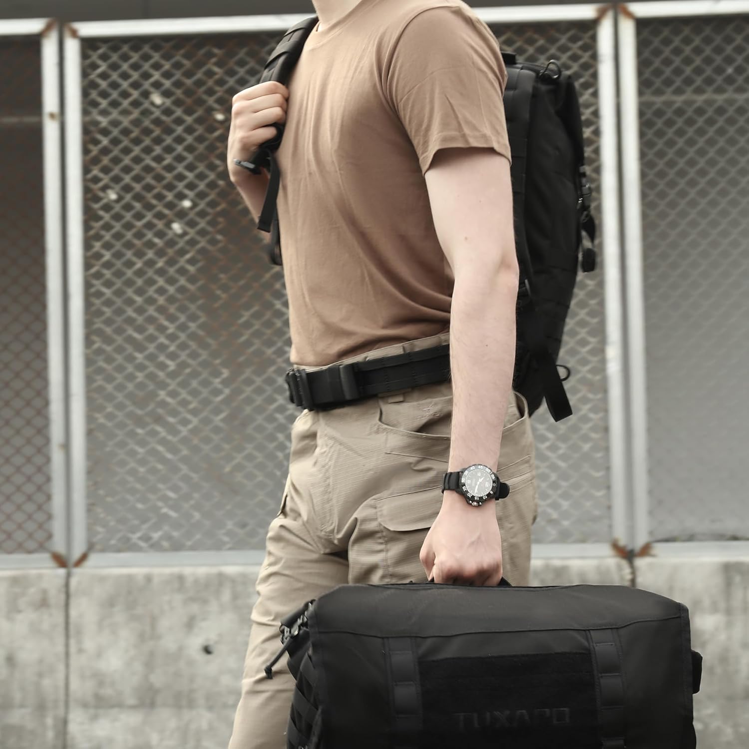 Quick Release Belt 1.75 Inch Inner & Outer MOLLE Tactical Belt with Anti-Slip Pad