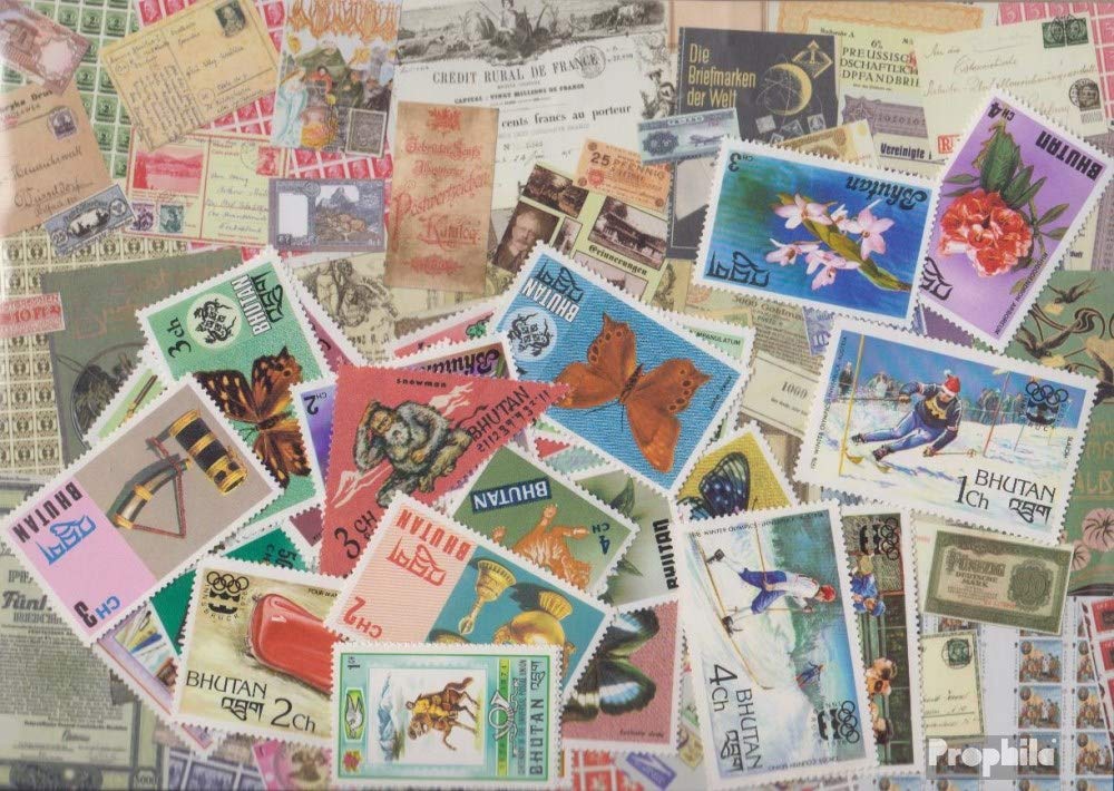 25 Verschiedene Briefmarken Aus Bhutan – Sammler-Kollektion Von Prophila