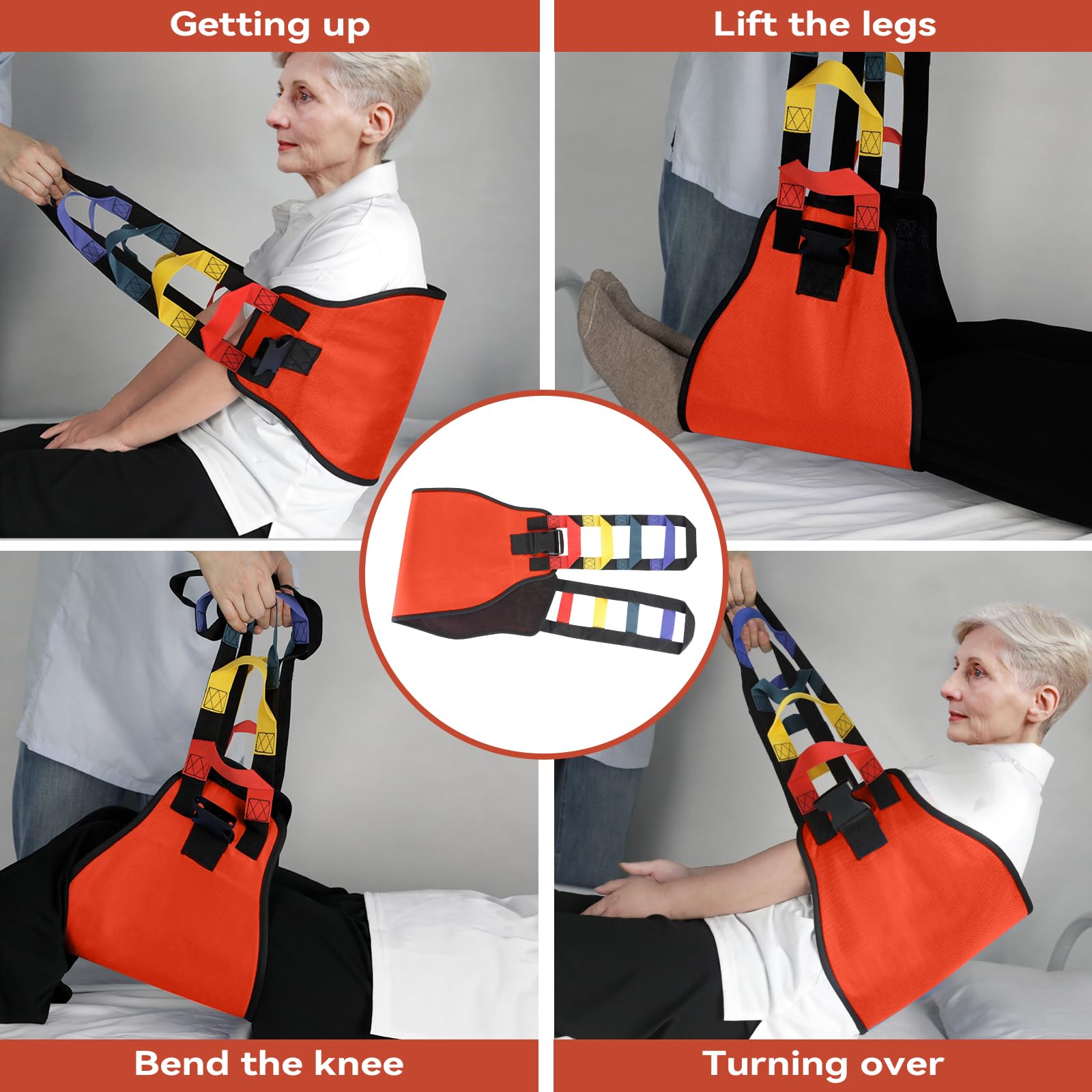 Écharpe de transfert pour patients allaitants, 154 cm pour personnes âgées, aide à levage de sécurité, ceinture de transfert pour soins aux patients, planches de transfert pour patients alités