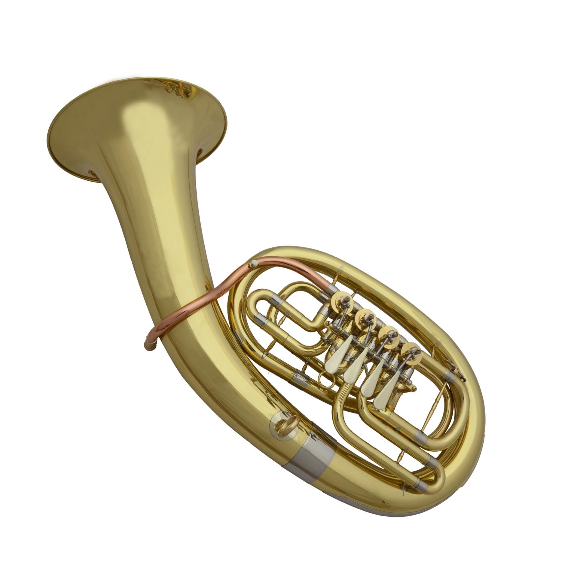 Eufonium Mosiądzu Miłośnik Muzyki Bb Tone Euphonium Four Keys Początkujący Aldult Profesjonalne Wykonanie