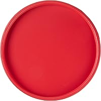 Vista 2 de Kraftware Bartenders Choice - Bandeja redonda para servir, color rojo, 14 pulgadas
