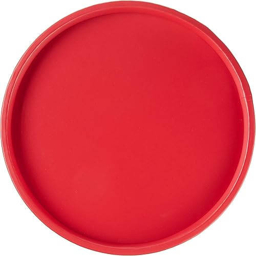 Miniatura 2 de Kraftware Bartenders Choice - Bandeja redonda para servir, color rojo, 14 pulgadas