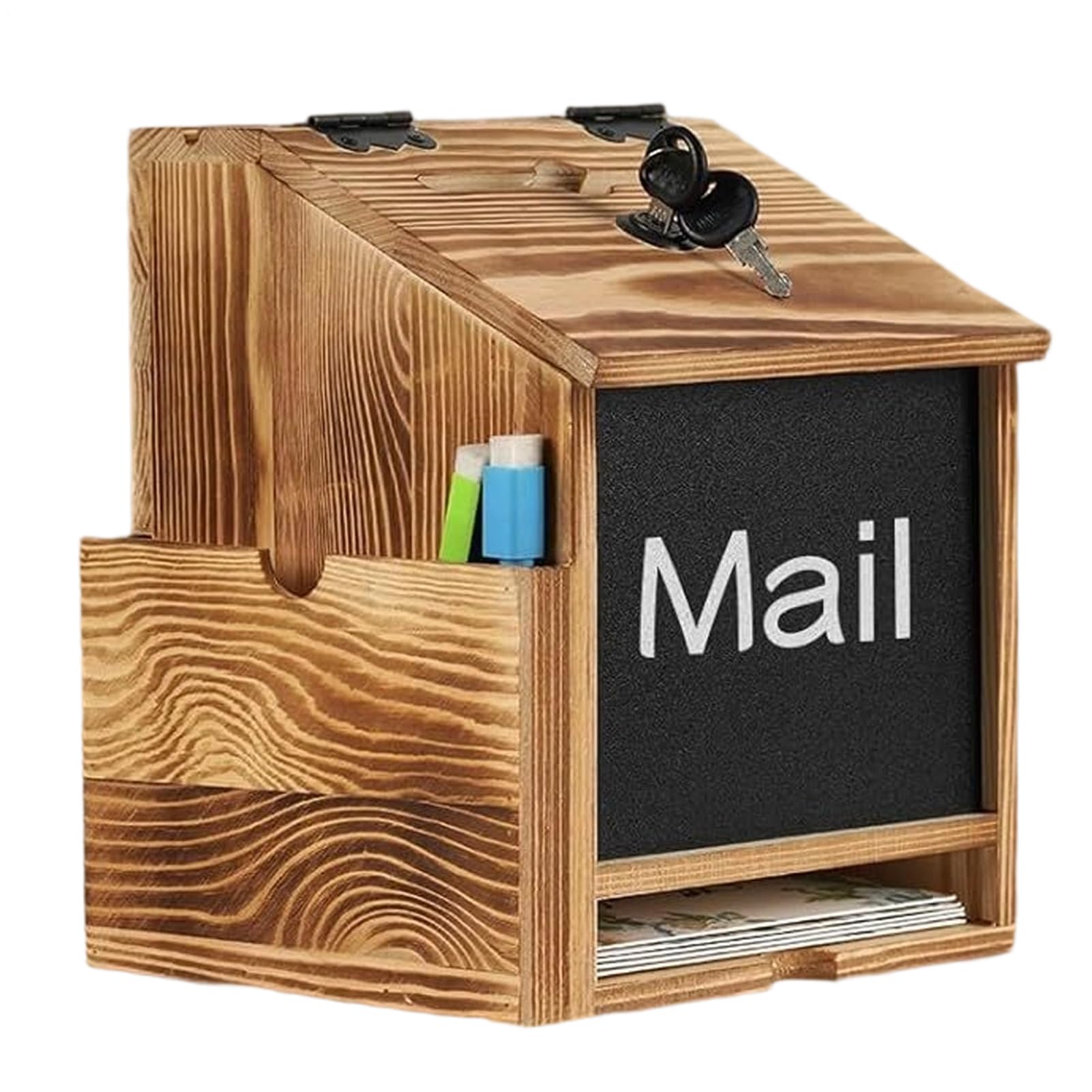 Wahlurne,Holz Spendenbox Mit Und Schloss | Wandmontierter Vorschlag Organizer Für Kommentare Gebetsanfragen Abstimmungen Sparentipps Verlosung Trinkgeld