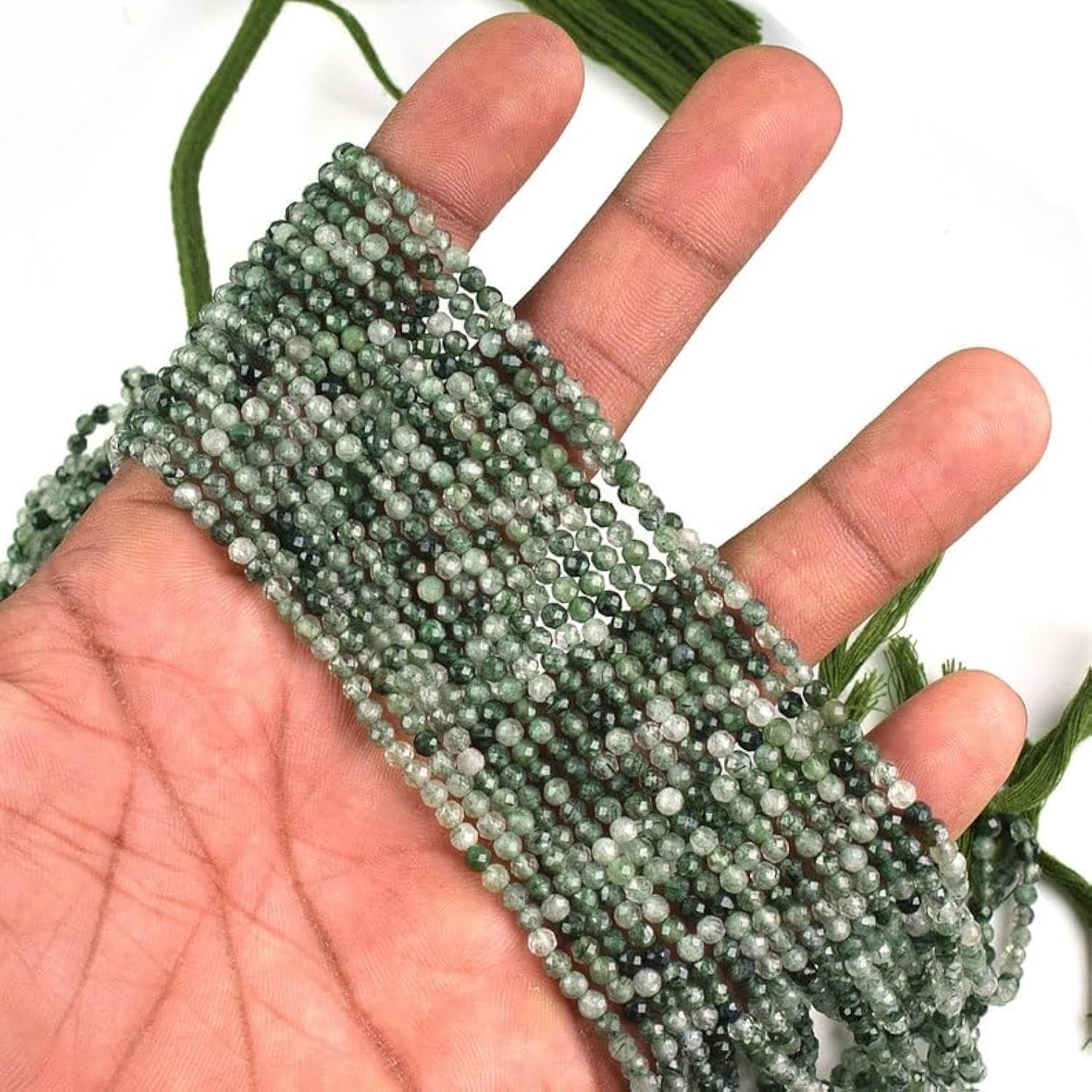 Perles naturelles rutiles 3mm facettées pour créer un cadeau de bijoux personnalisé unique