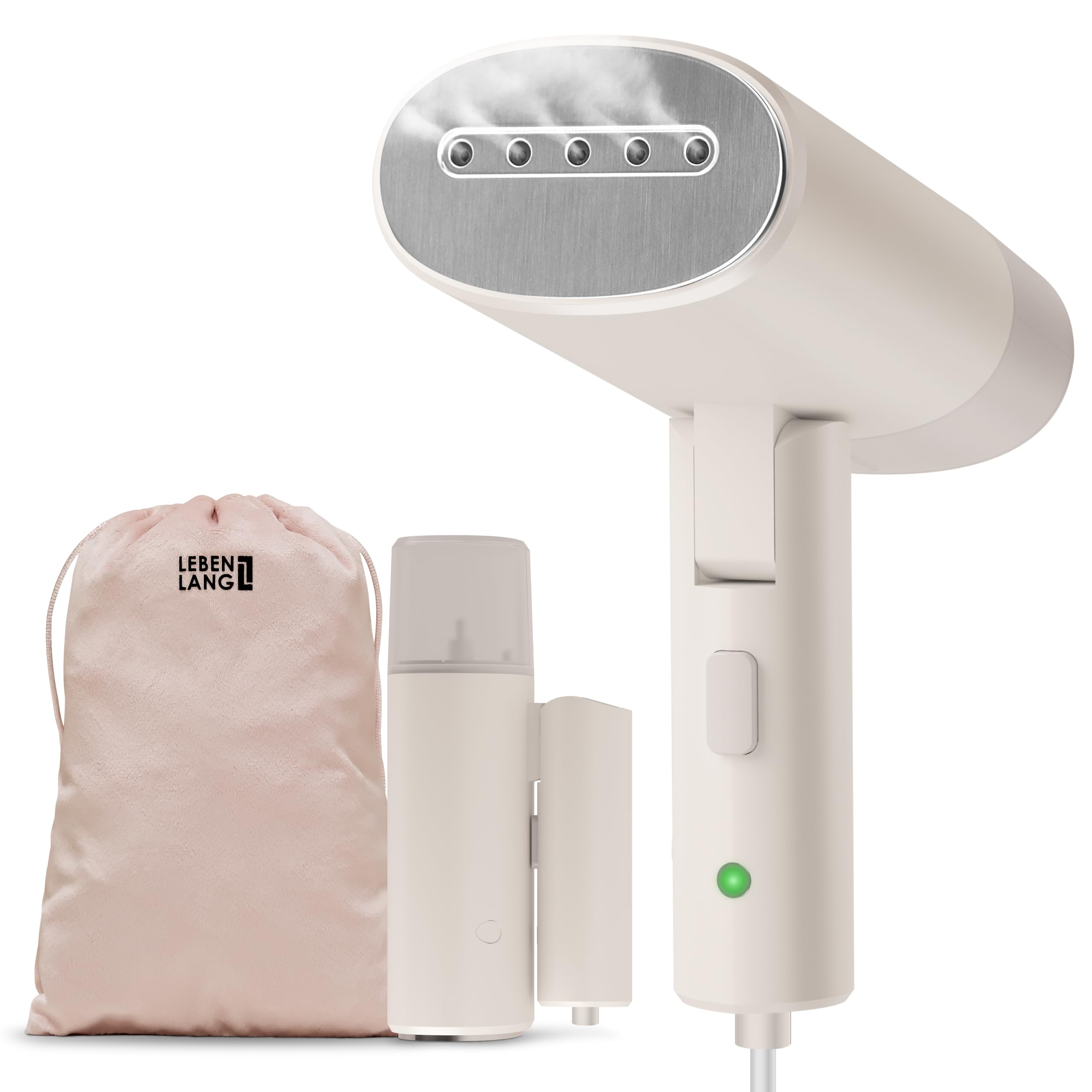 Ferro Da Stiro Viaggio Lebengläng - Compatto Pieghevole, Verticale A Vapore 900W, Con Borsa - Foto 5