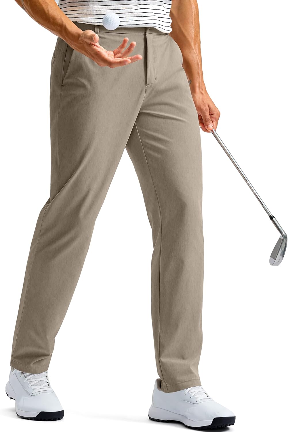 G Gradual Men's Golf Pants with 5 Pockets 30"/32"/34" Lightweight Quick Dry Stretch Work Dress Pants Casual Slacks for Men