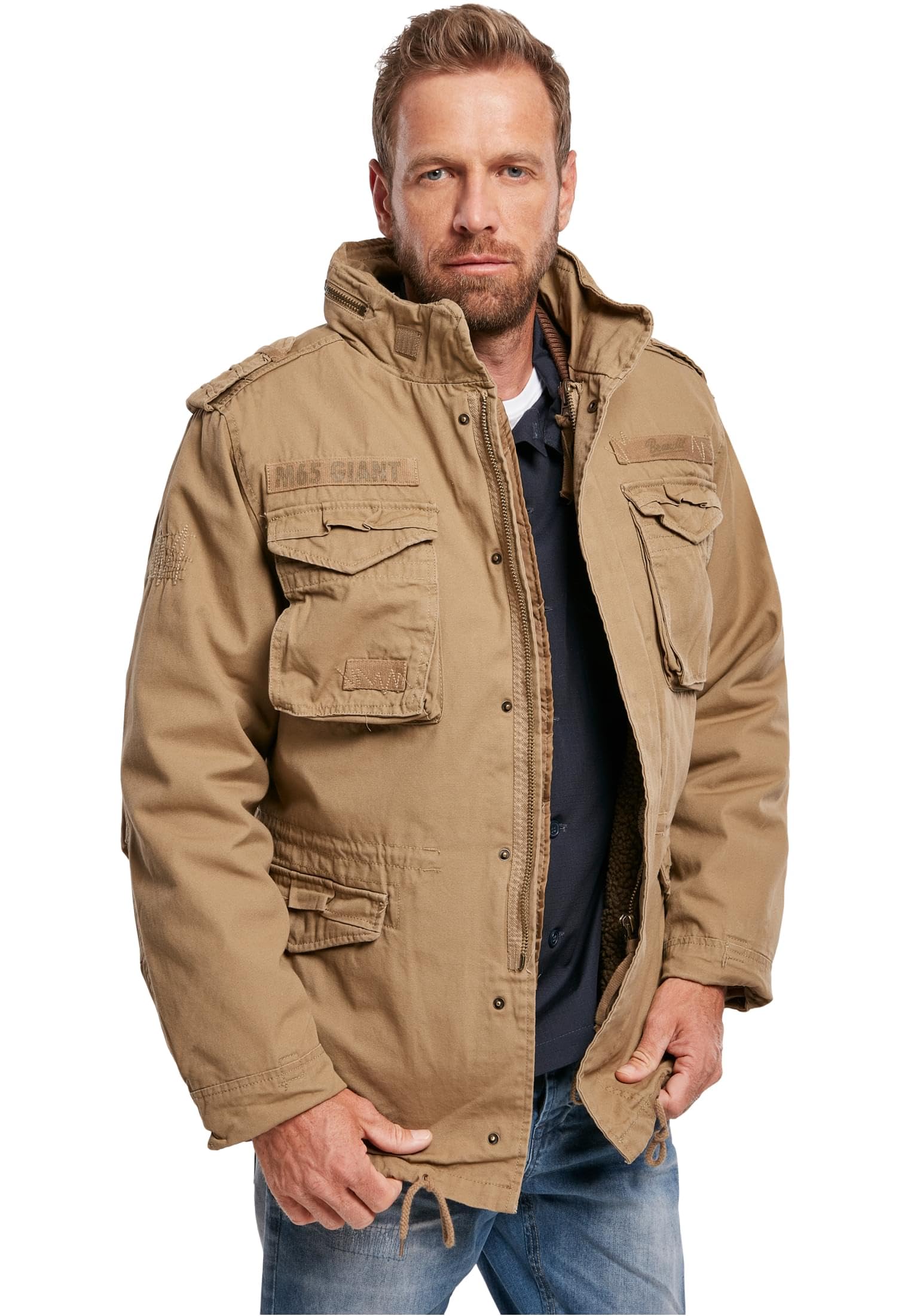 Brandit M65 Giant Jacket, Farbe: camel, Größe: M