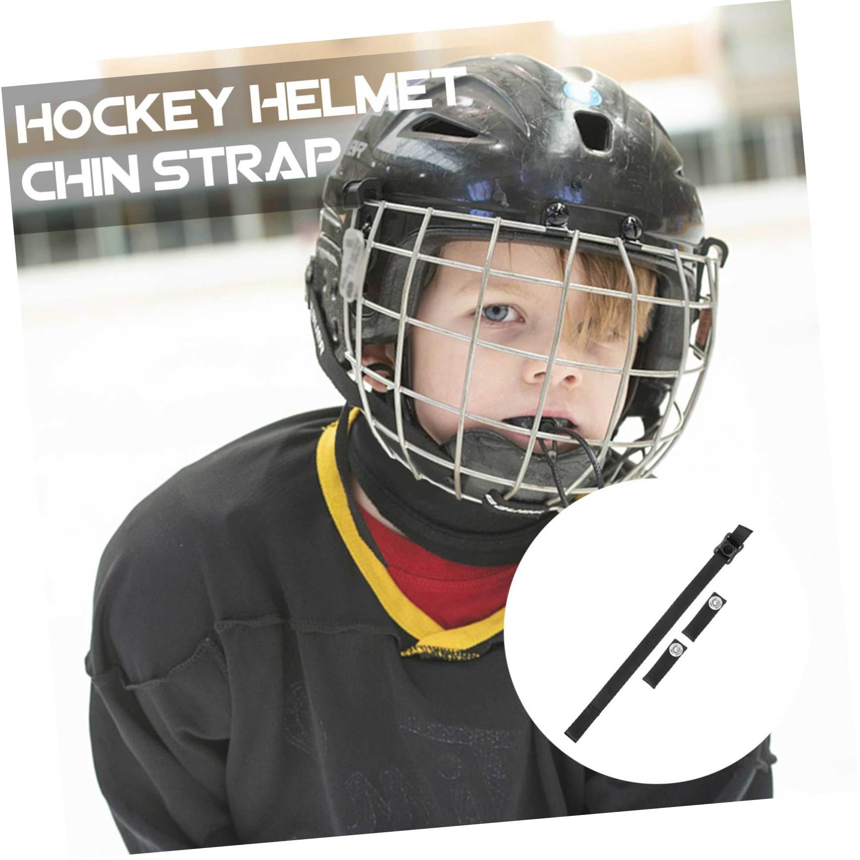 UPKOCH Bucle de Casco de Deportes de Hockey Cascos de Hockey sobre Hielo Protector mentonera Elastica para Casco Deportivo Kit de reparación de Casco de Hockey