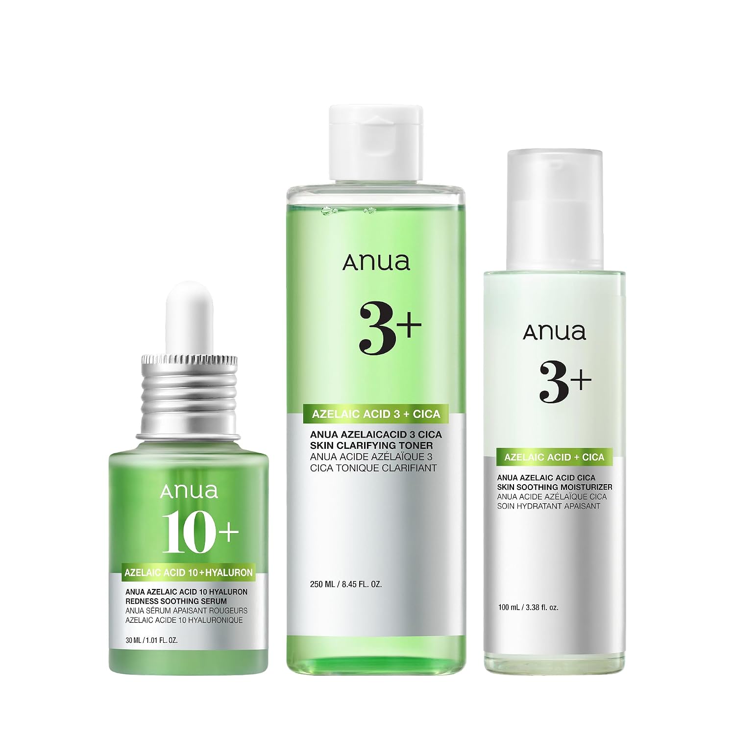 Anua Azelaic Total Soothing Trio - Hydrating Korean Skincare