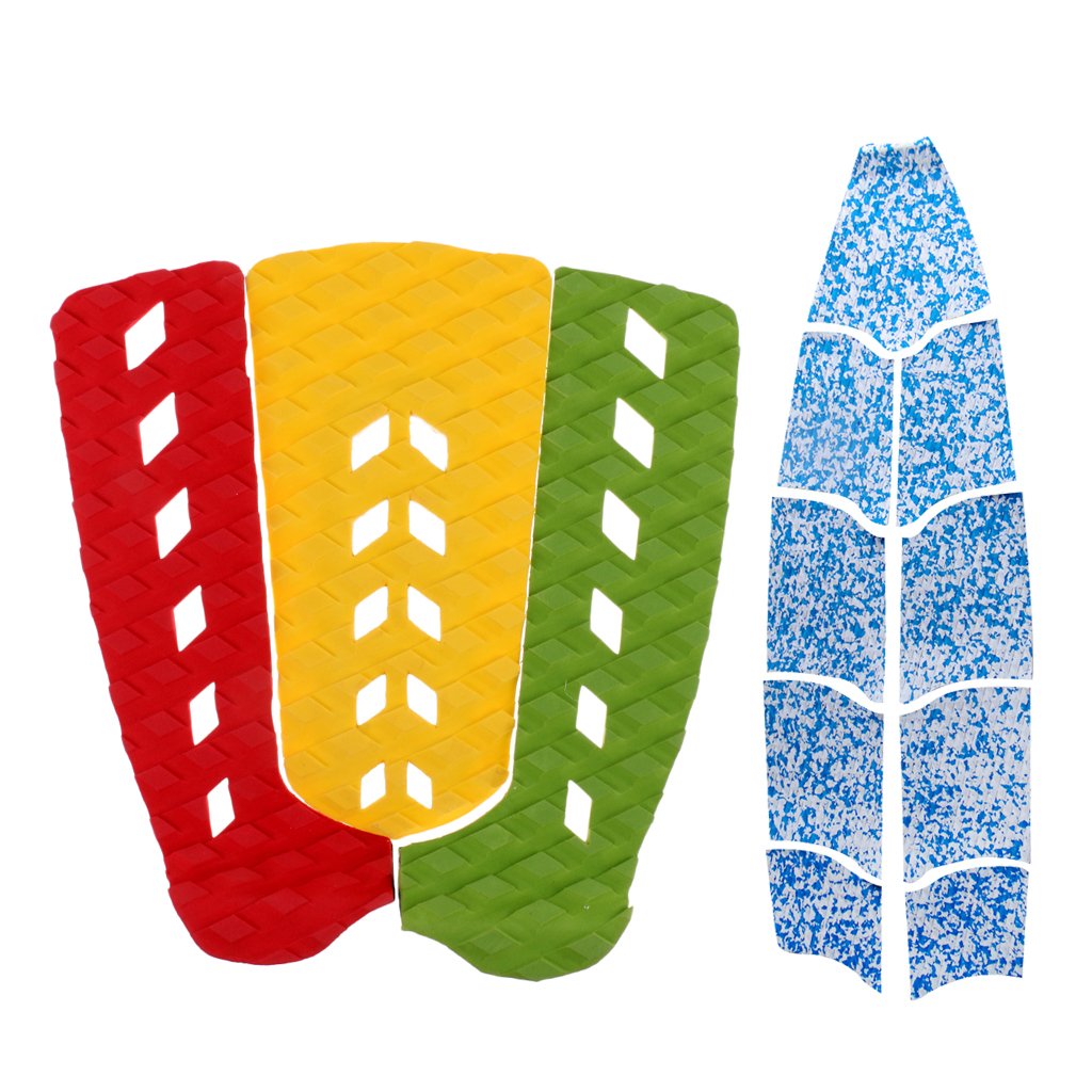 1 Set/12 Pcs Surfboard Traction Pad Self Adhesive EVA Surfboard Longboard Full Deck Traction Pad+Dog Paddleboard Traction Pad Grip Mat