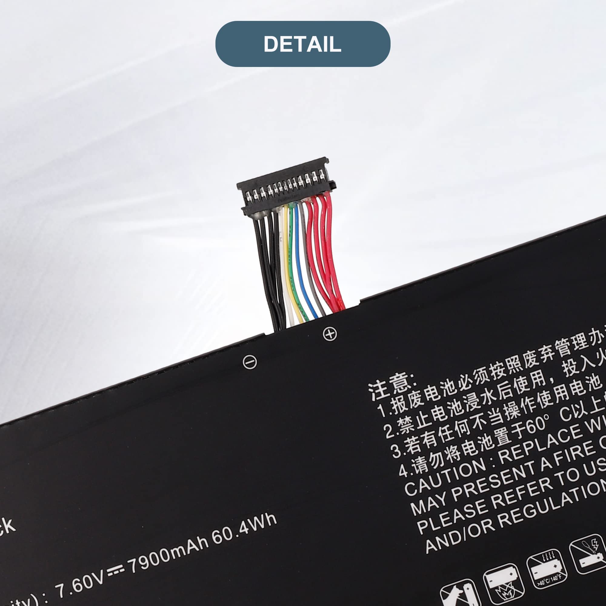 Zapasowy akumulator R15B01W kompatybilny z Xiaomi Pro 15.6'' i5 i7 TM1701 171501-AQ/AL/AF Ruby