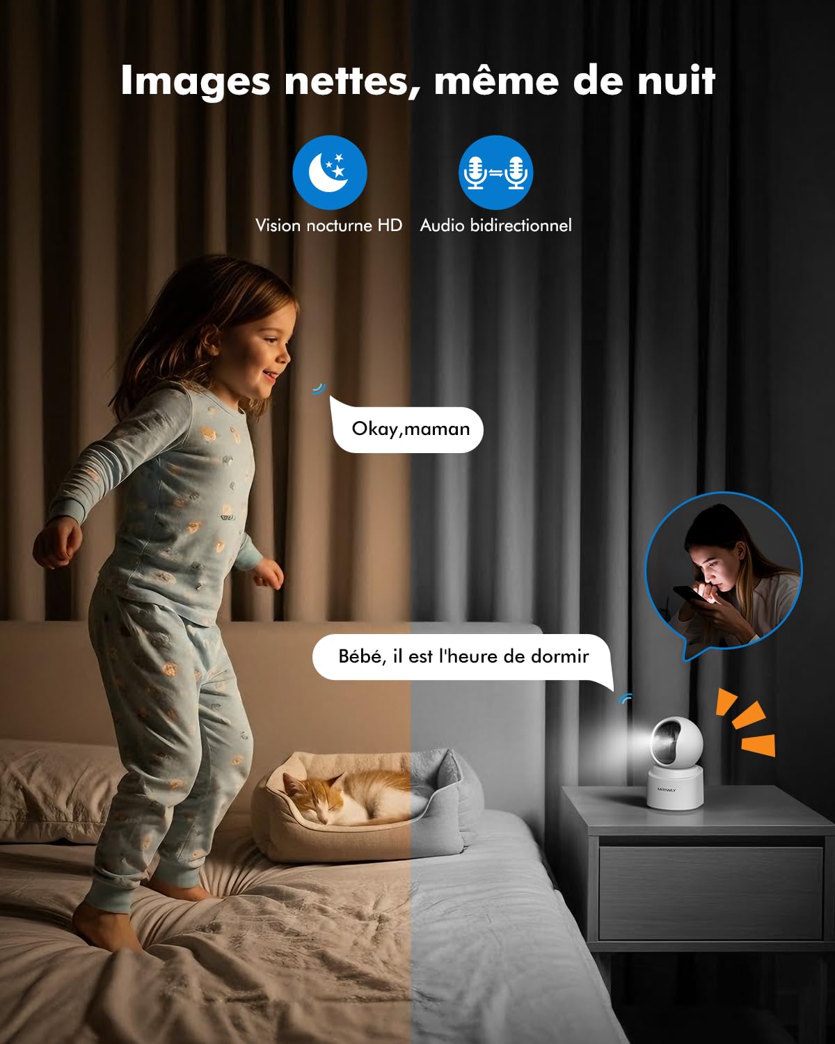 AlfredCam Plus 2 Telecamera di Sicurezza Esterna 2.5K con Faretto LED, Visione Notturna a Colori, Audio Bidirezionale, Resistente alle Intemperie IP65, Registrazione 24/7 con Scheda di Memoria da 64GB AlfredCam Plus 2 Telecamera di Sicurezza Esterna 2.5K con Faretto LED, Visione Notturna a Colori, Audio Bidirezionale, Resistente alle Intemperie IP65, Registrazione 24/7 con Scheda di Memoria da 64GB