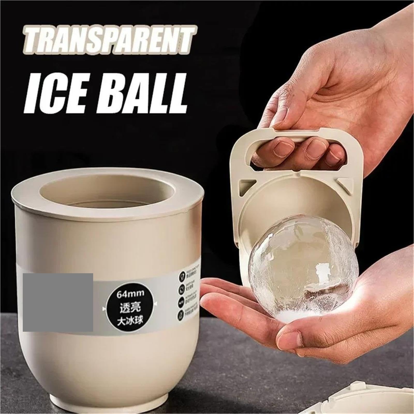 Hielo Redondo Máquina for hacer bolas de hielo redondas 2,5 pulgadas
