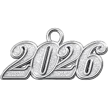 2027/2026/2025 Tassel Charm, Graduation Year Charm for Grad Cap and Tassels