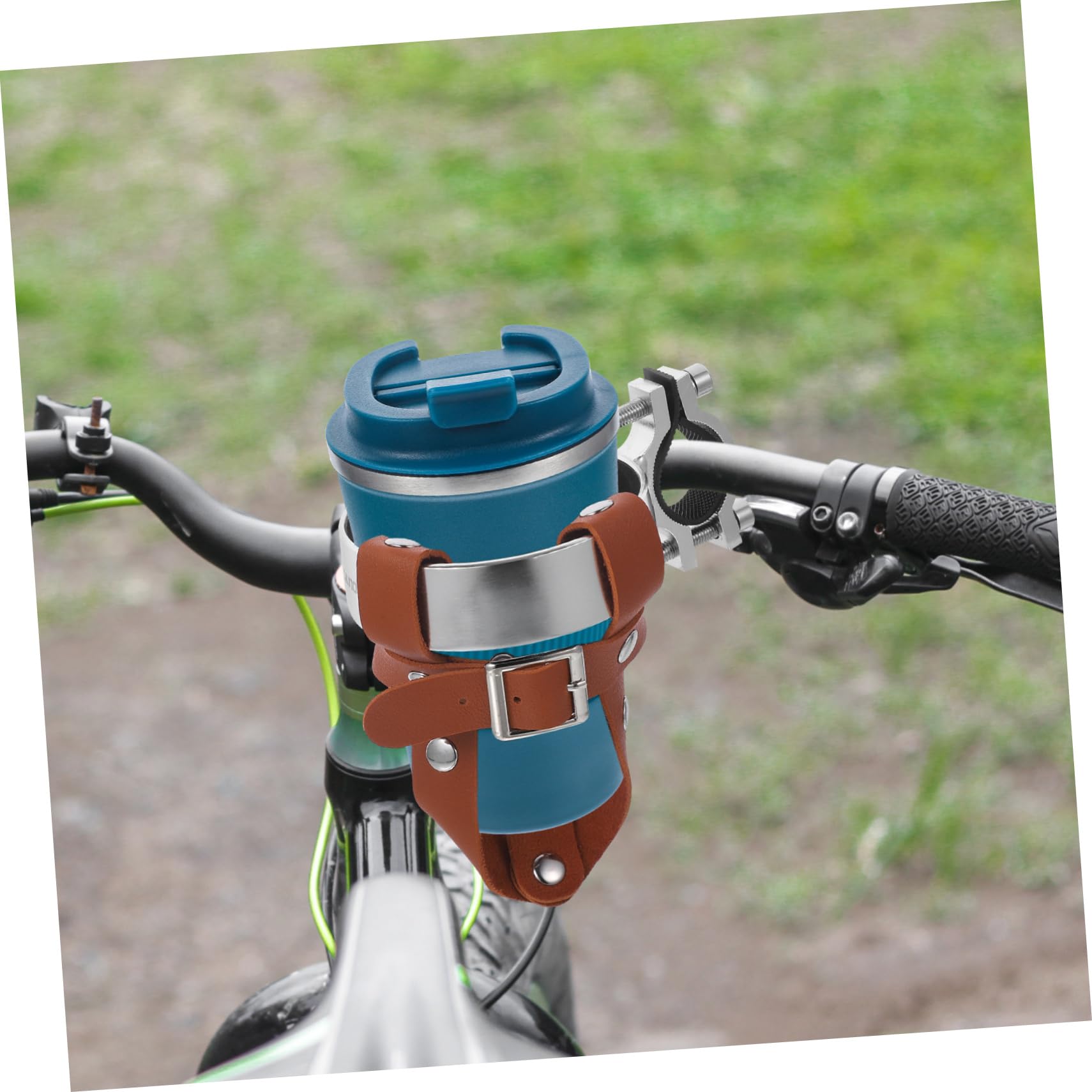 3sätze Fahrrad Wasserflaschenhalter Pu Verstellbarer Getränkehalter Für Fahrräder Silberner Rahmen Werkzeug Für Outdoor-Cycling Und Einfache