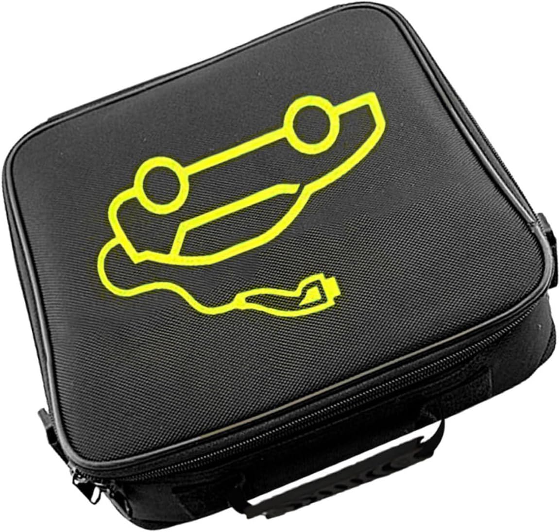 POPETPOP Handheld Ev Cable Organizer Bag, Polyester Black Storage Case