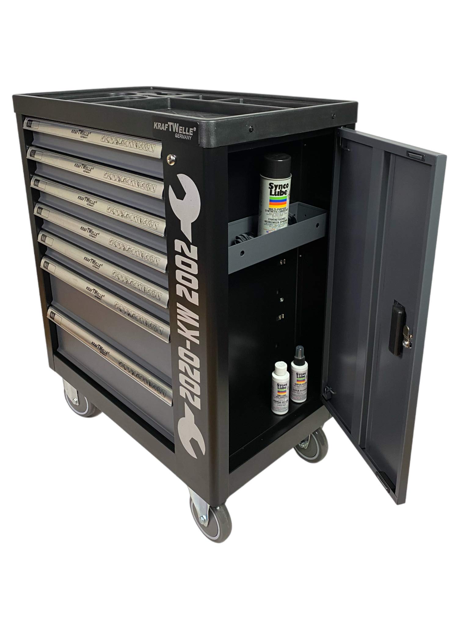 Kraftwelle KW2020-2002 - Carro de taller equipado