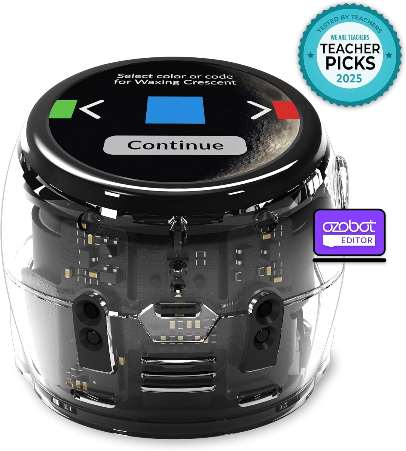 Ozobot Ari Classroom Kit (12 Bots) | Interactive Learning Robot with Touch Screen, ToF Sensor, Accelerometer, Gyroscope, and AI Integration | Hands-On STEM Education for Classrooms and Homeschool