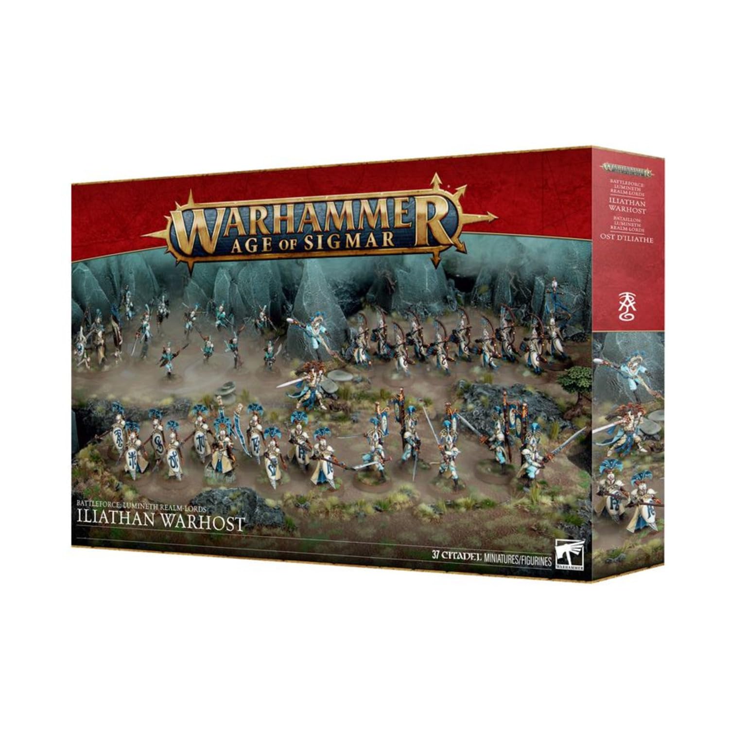 Games Workshop - Warhammer - Age of Sigmar - Battleforce - Lumineth Realmlords - Iliathan Warhost (Boxed Set)