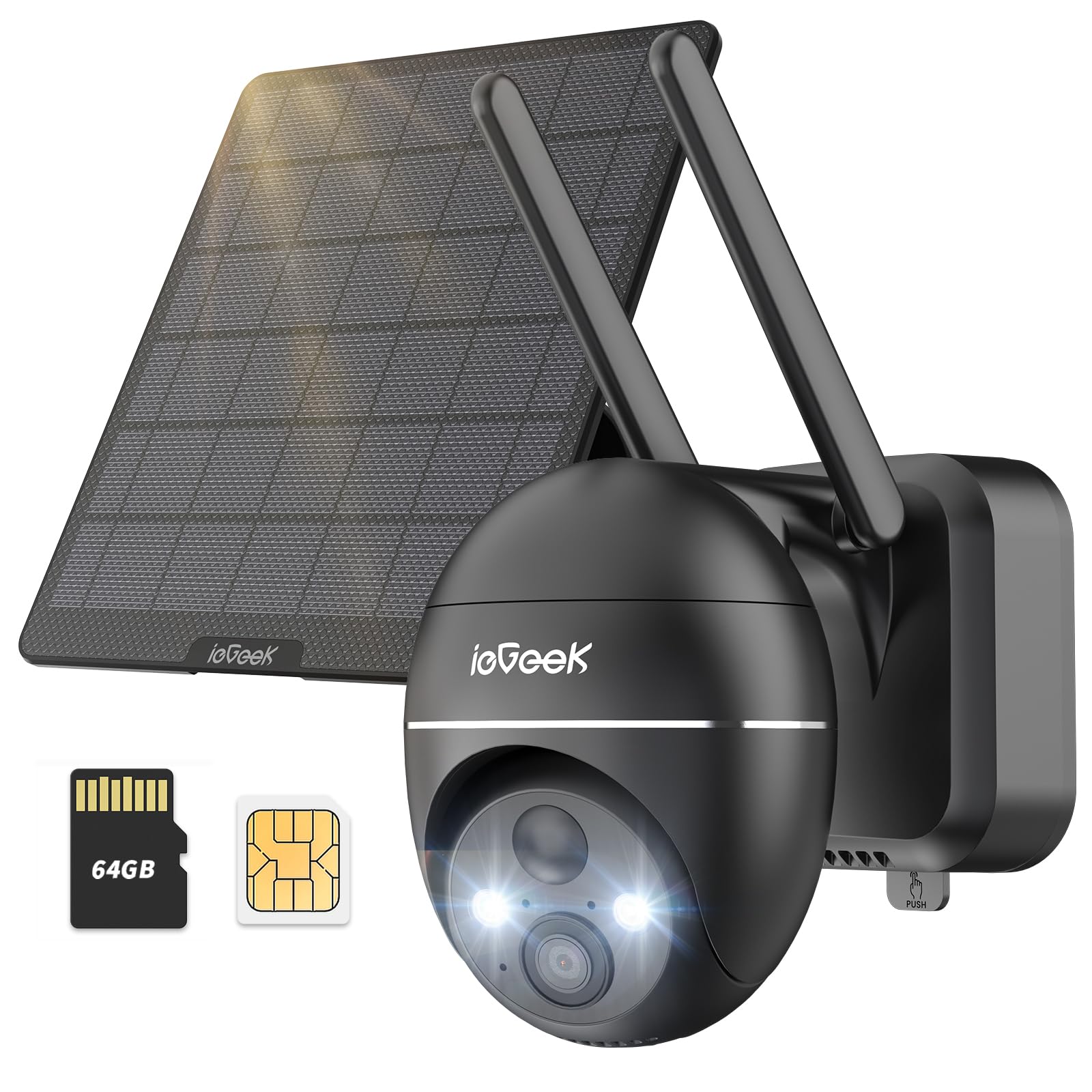 Amazon.co.jp: 【wifi/電源不要・SIMカード/メモリカード付属】ieGeek 
