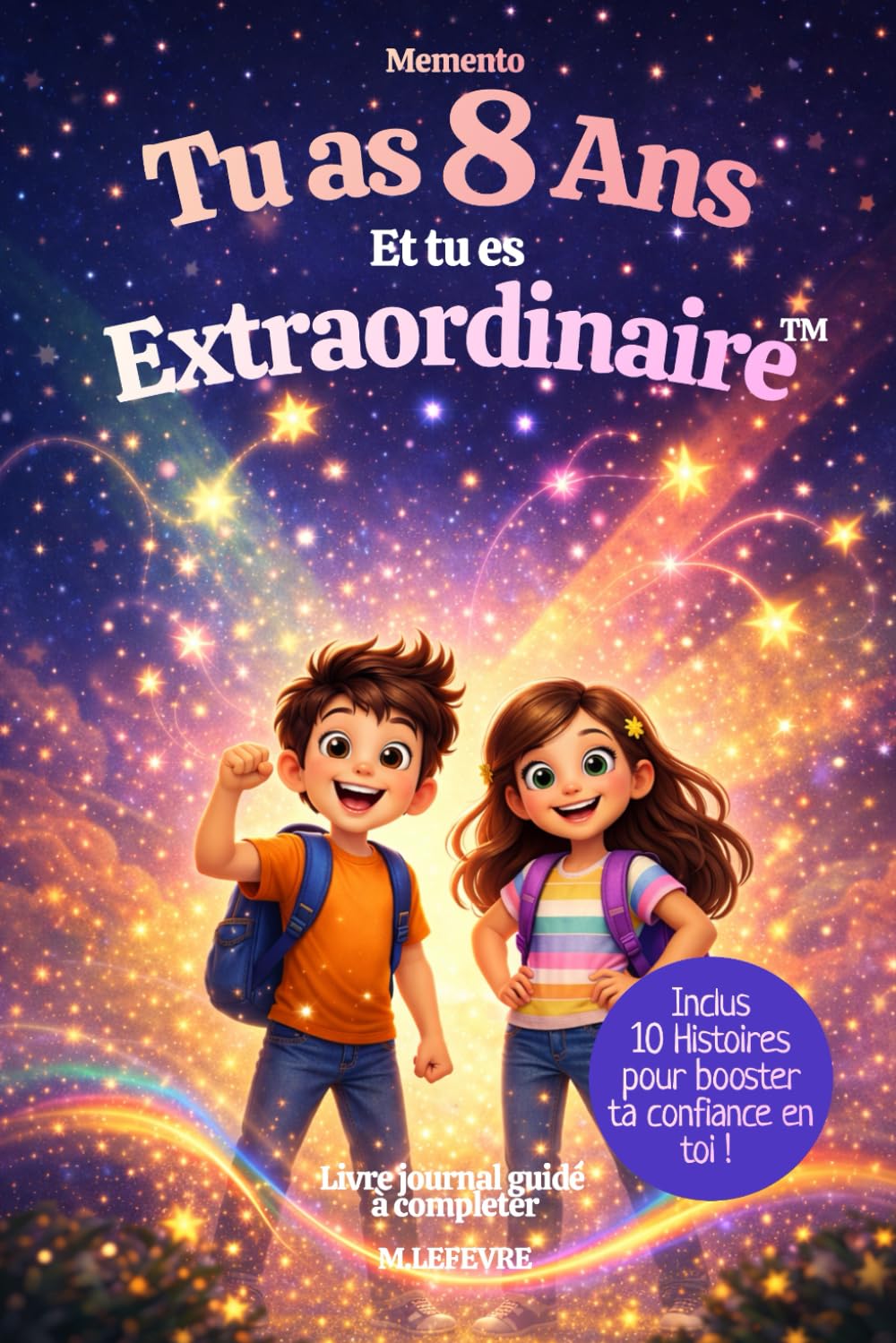 Tu as 8ans et tu es extraordinaire™: 10 histoires pour booster la confiance en soi (Memento : Raconte moi ton histoire)