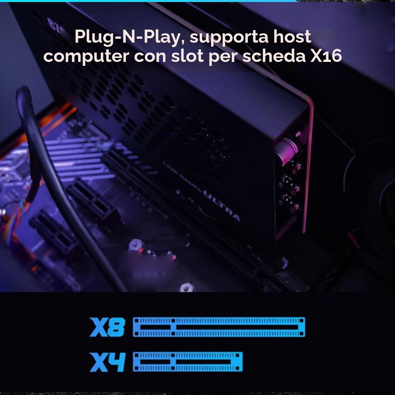 Scheda di Acquisizione Giochi PCIe HDMI 4K, Scheda di Acquisizione Video PCIe Interna Gen2 X1 Registrazione Audio Video per Windows, per, per, per Switch