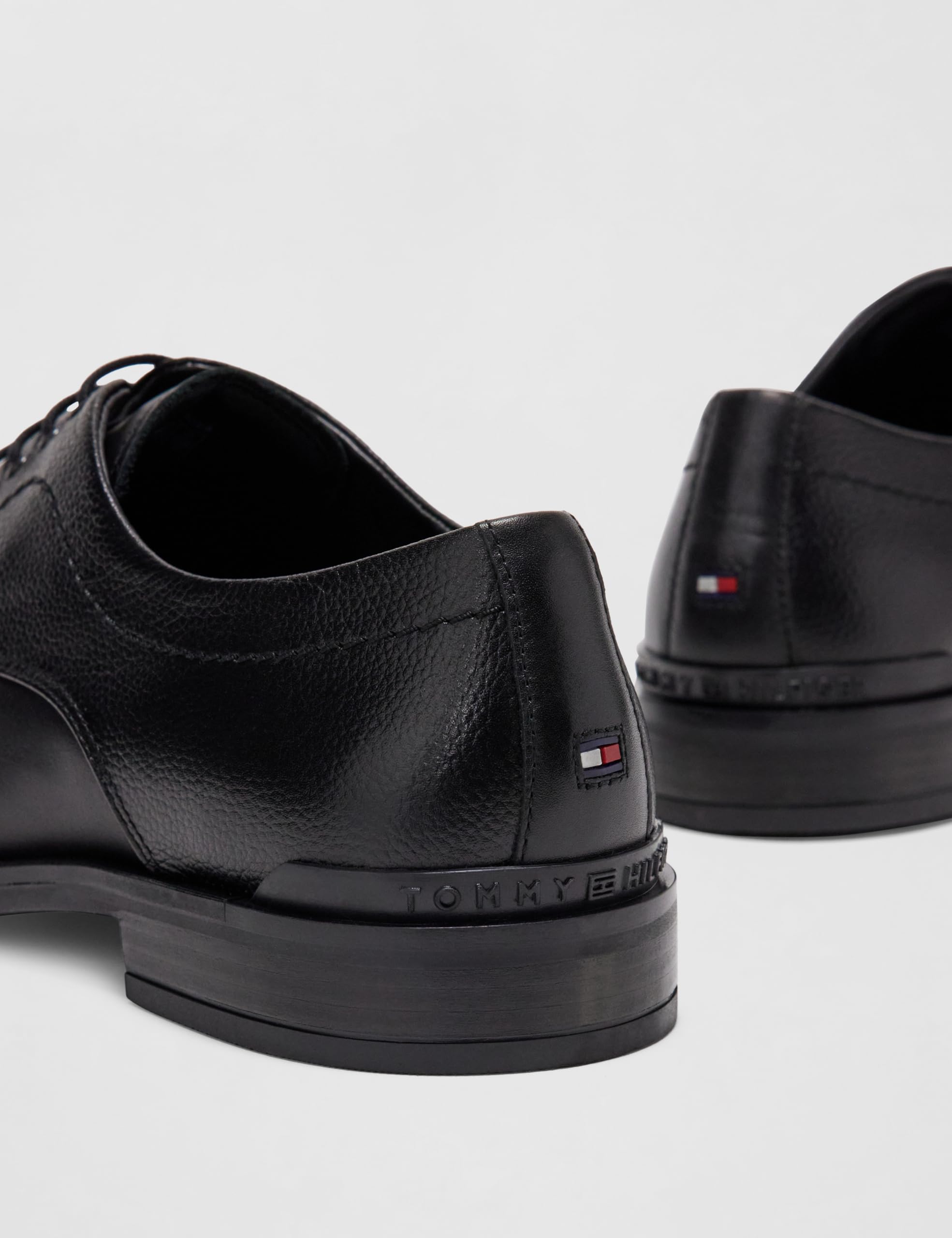 Tommy Hilfiger Herren Derby Schuhe Corporate aus Leder