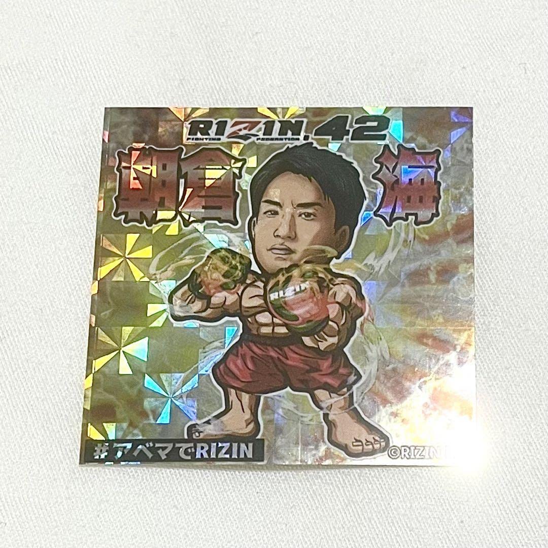 Amazon.co.jp: RIZIN5 朝倉海 元谷友貴 ビックリマン シールセット 