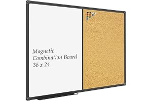 JILoffice Whiteboard & Bulletin Board Combo Organizer