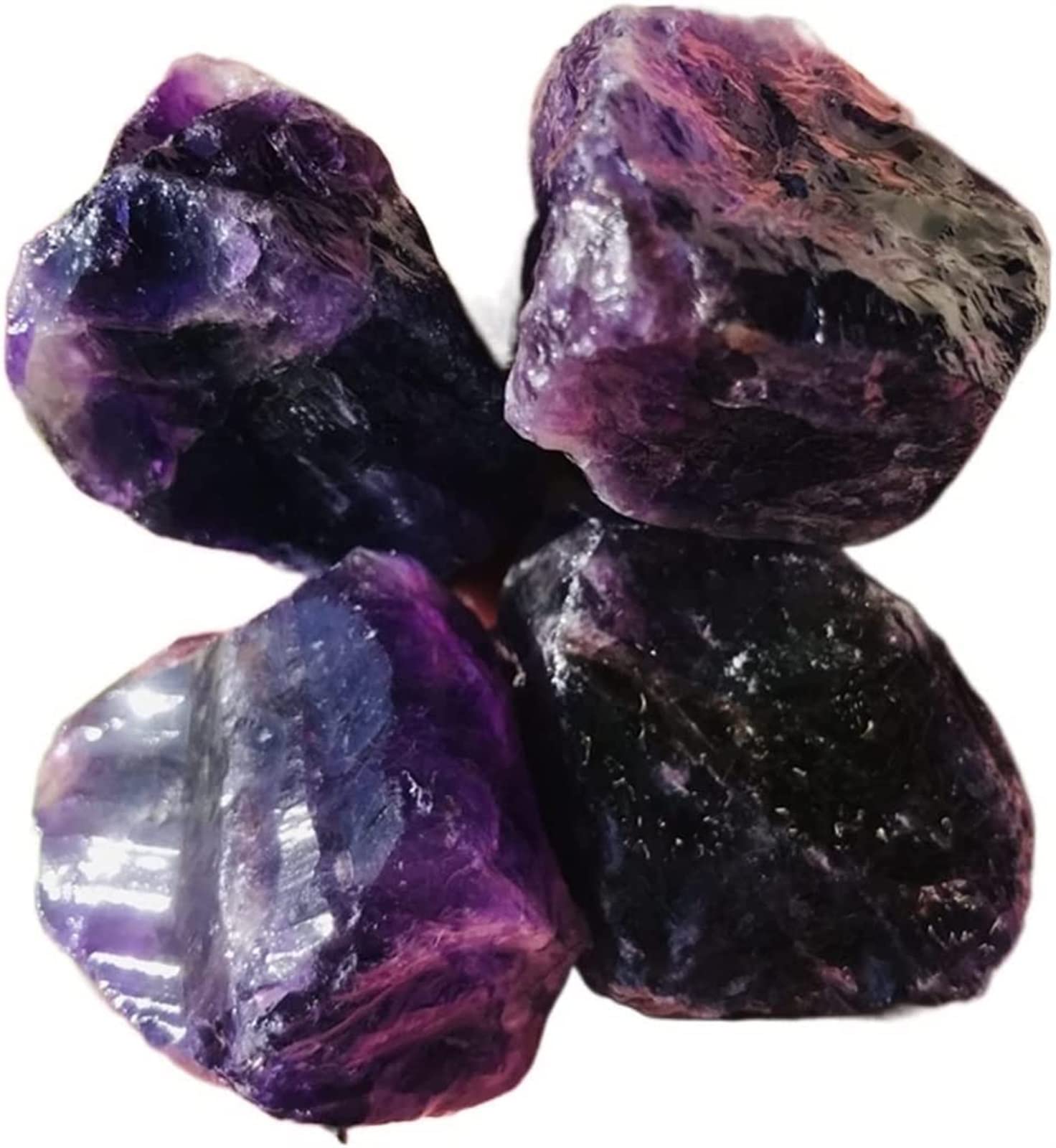 Cristal de amatista cruda natural cuarzo para piedras de curación