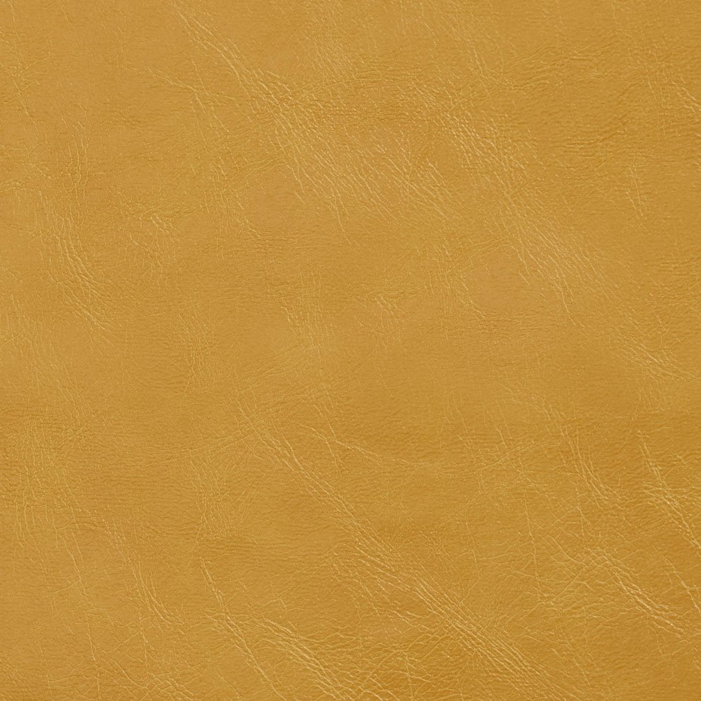 Gold Distressed Breathable Leather Look and Feel Upholstery by The Yard - SKU: Jasper Saffron