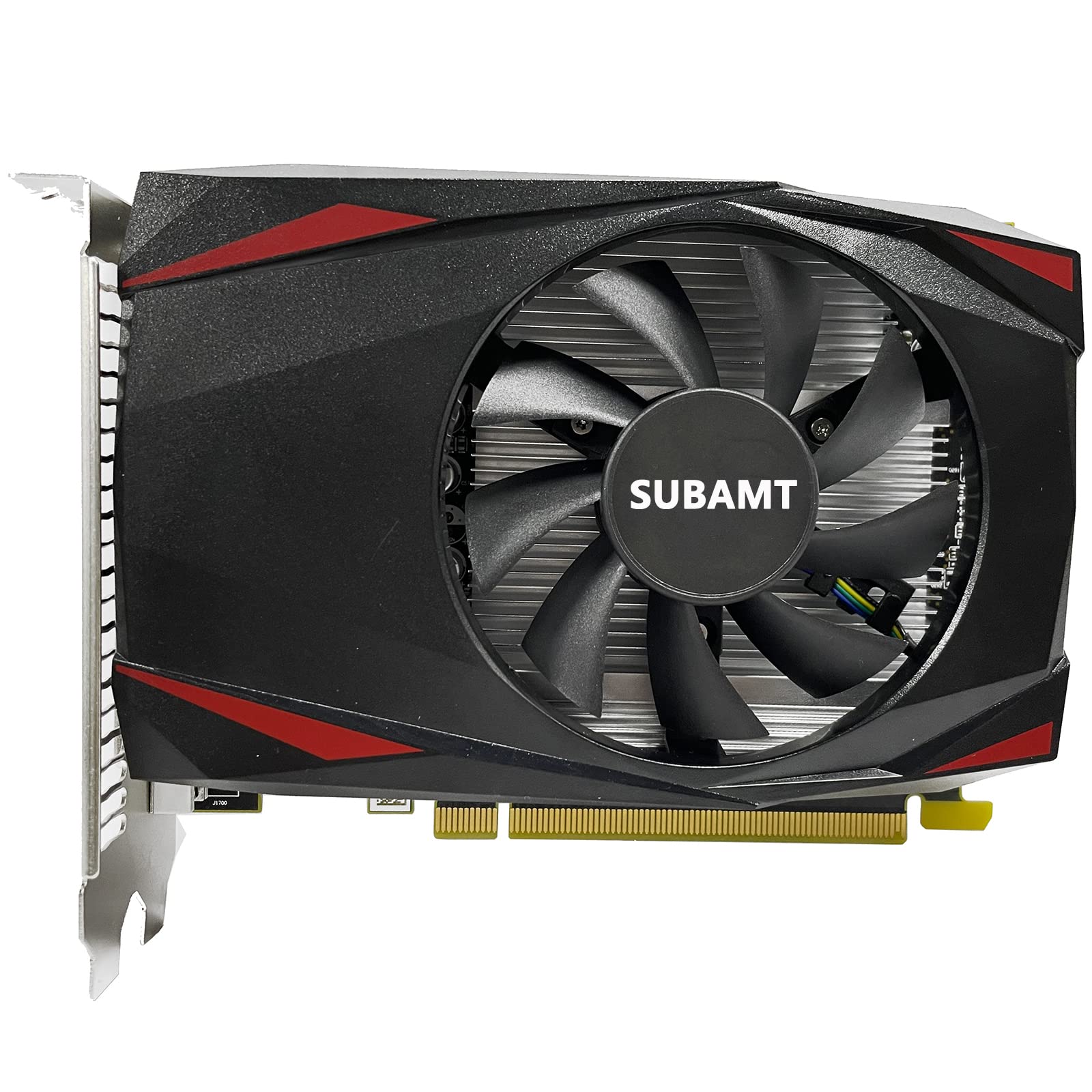 SUBAMT AMD Radeon RX 550 4GB GDDR5 ITX Desktop PC Gaming Video Graphics Card 128 Bit DirectX 12 PCI 
