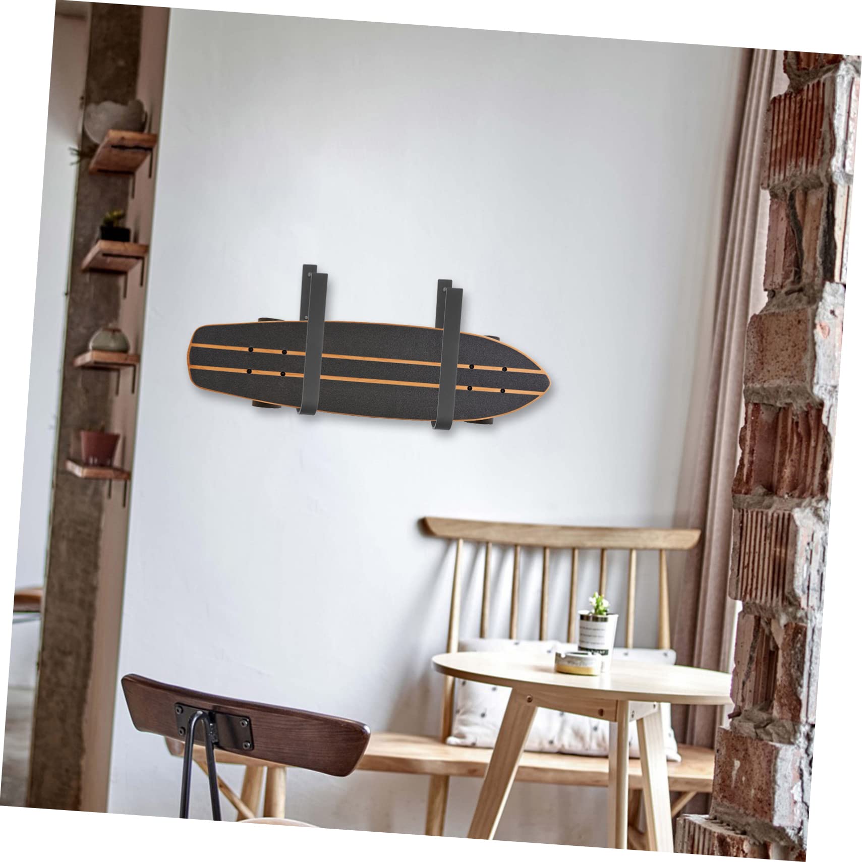 Support Mural pour Snowboard Et Skis 1 Jeu De Métalliques pour Rangement Intérieur