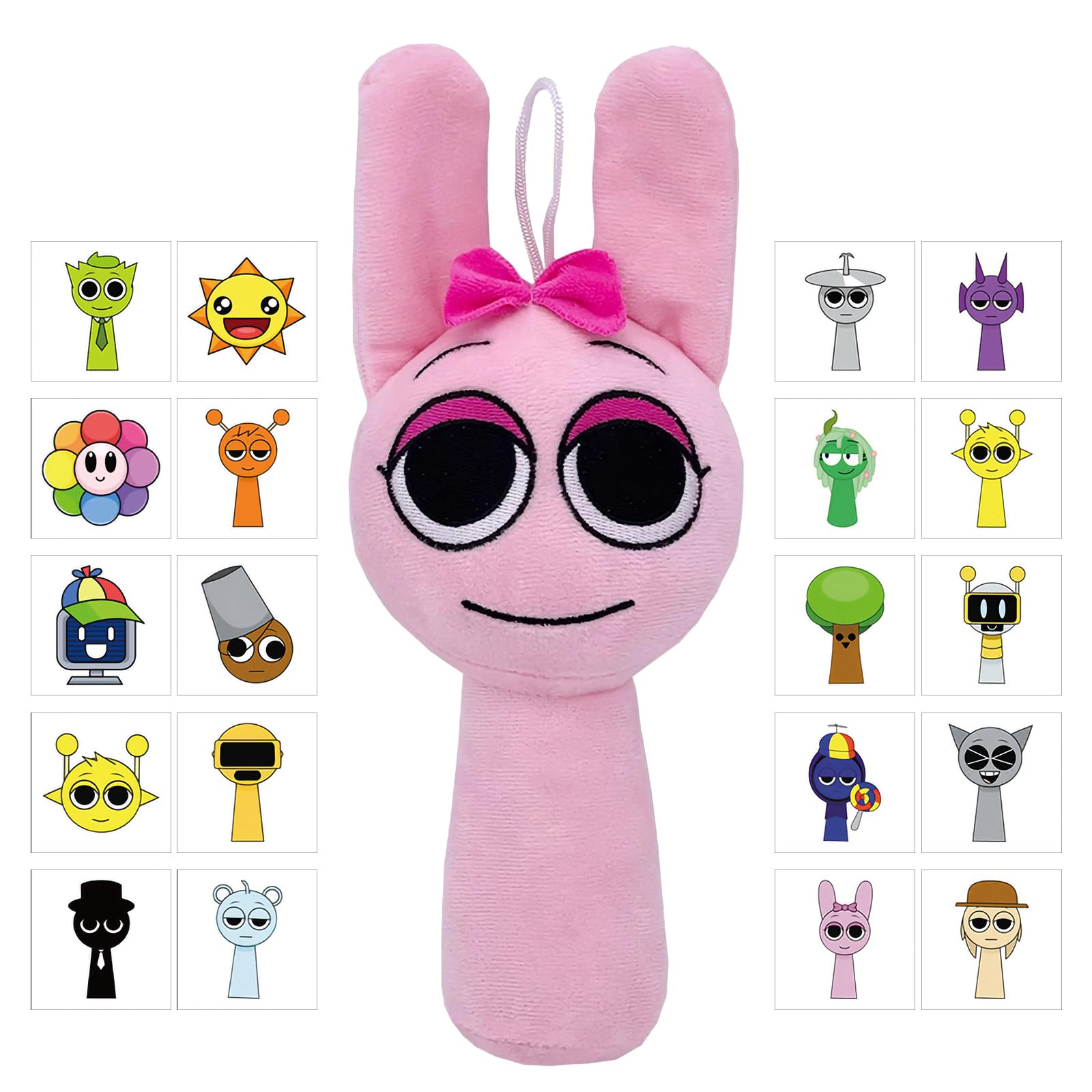 HLamzUK Sprunkkiii Plush,20CM Sprunkkiii Rabbit,Game Plushies