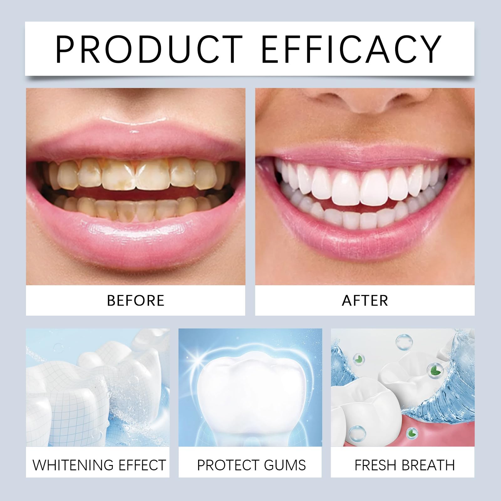 Parly Brightening Deluxe Remineralizing Tooth Powder, Nano Hydroxyapatite Whitening Powder, Gentle Smiles Dental Care Dust, Nano Mineral Tooth Powder, Safe toothpaste Nursing powder (7Stück)