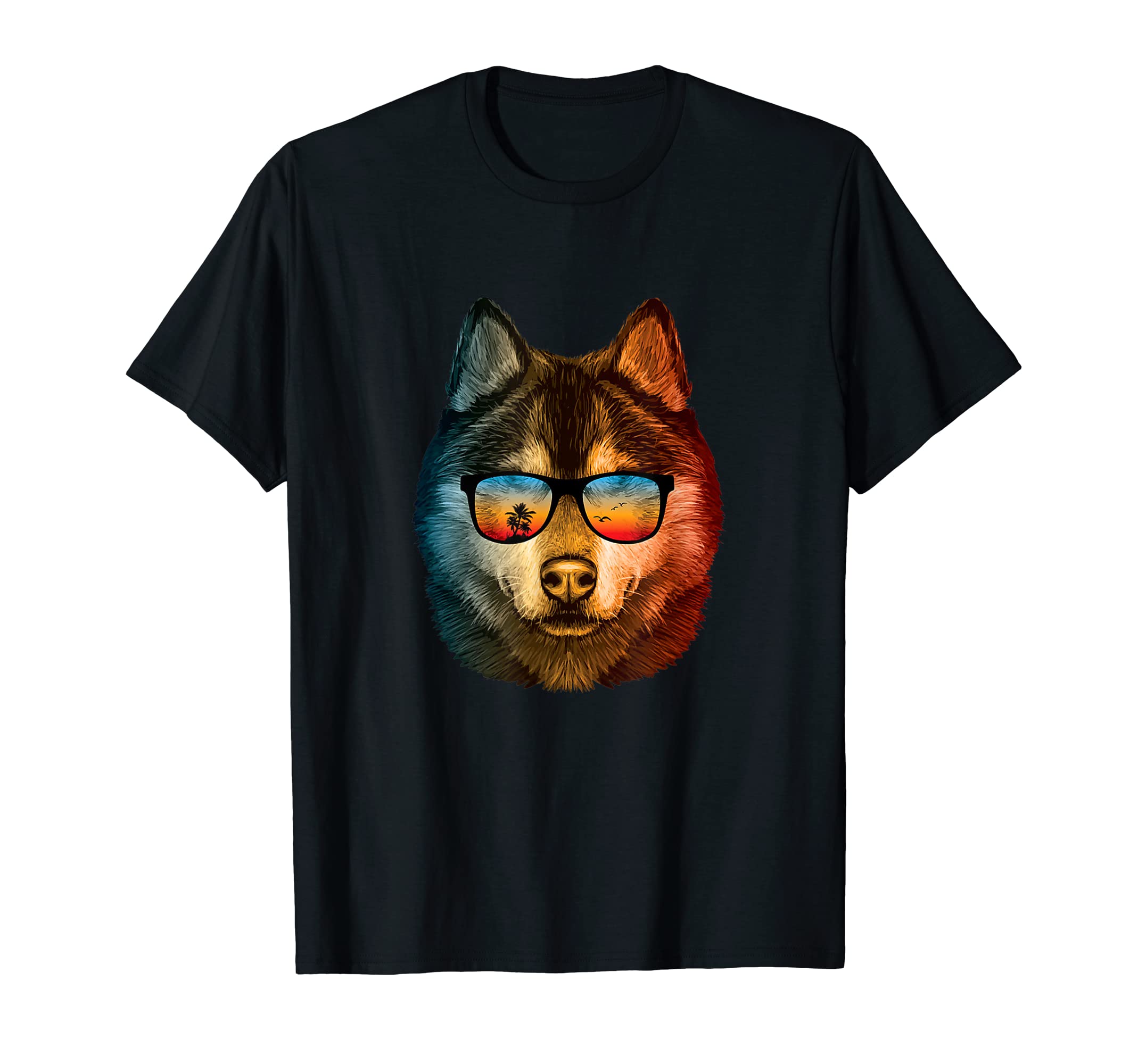 Siberian Husky ShirtsCool Siberian Husky T Shirt Gift for Men Women Boys & Girls T-ShirtOEKO-TEX STANDARD 100