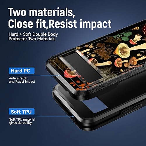 Miniatura 2 de Funda para Pixel 7A, probada contra caídas de grado militar Funda protectora resistente a prueba de golpes para Google Pixel 7A de 6.1 pulgadas,