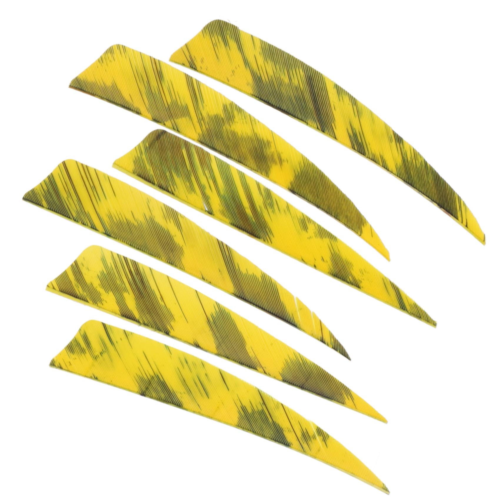 GAROZATION Wide Application Arrow Fletchings Reusable Plume Vanes for Carbon Fiberglass Wood Aluminum Shafts Fletching Parts