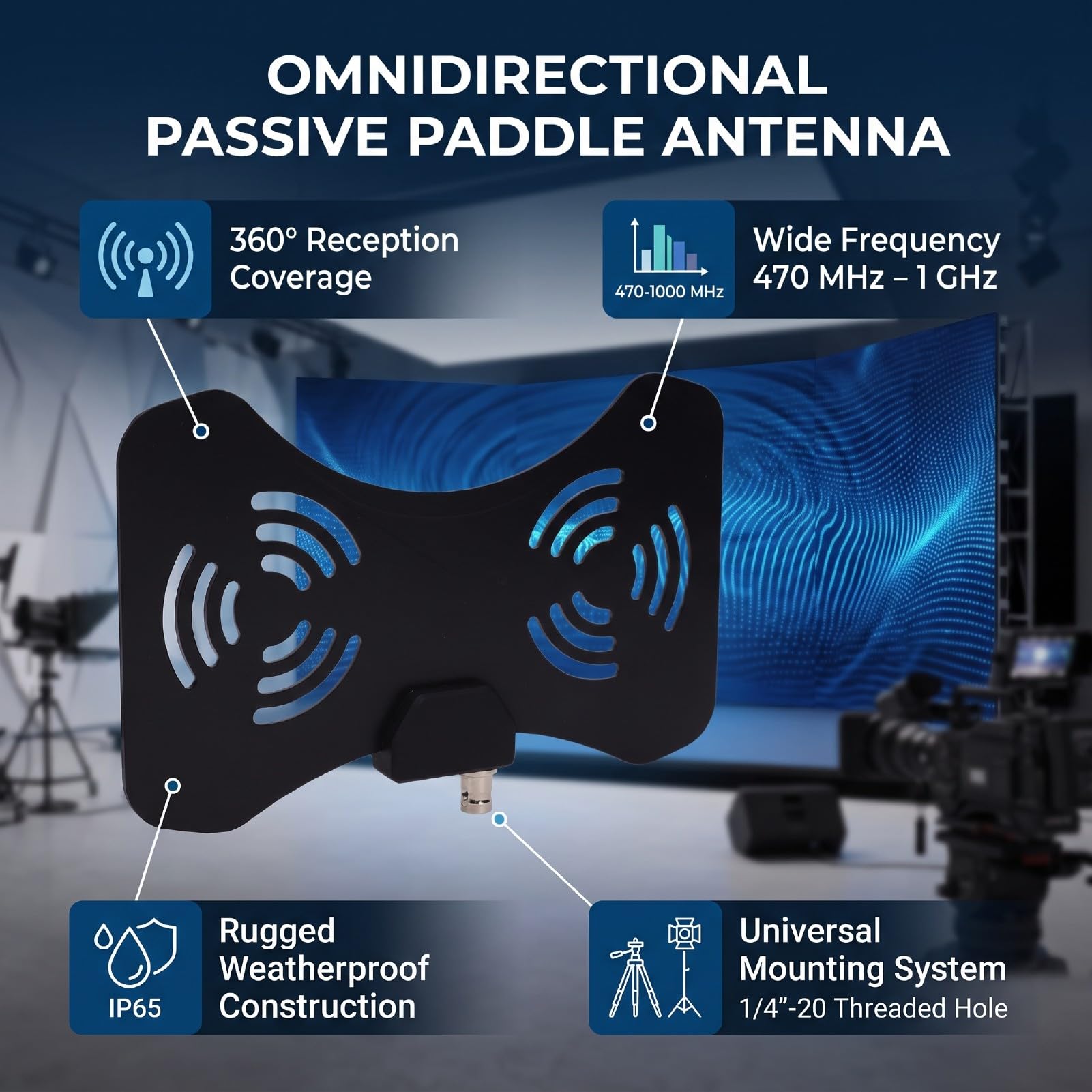 Cuifati Dookólna Pasywna Antena łopatkowa do Bezprzewodowego Nadajnika