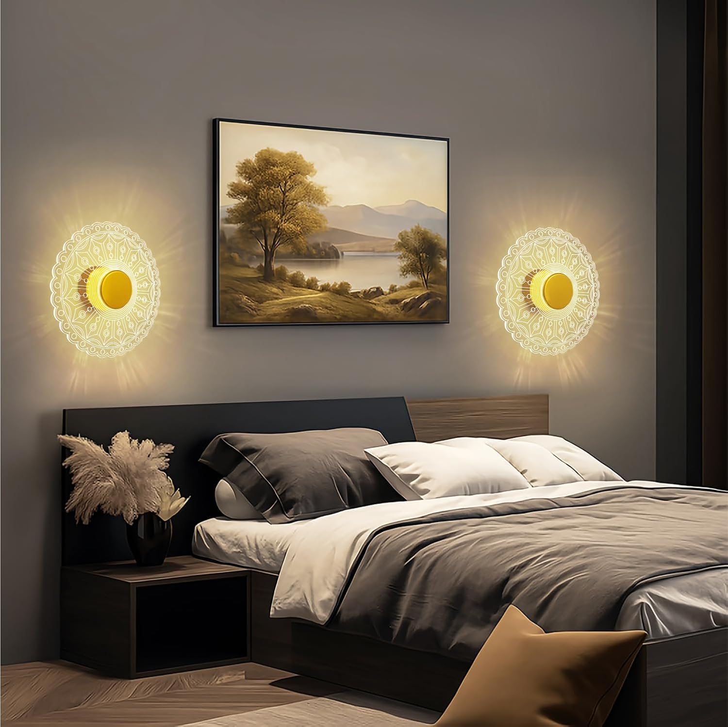 Lamp master LumiRound 3 Color LED Wall Light