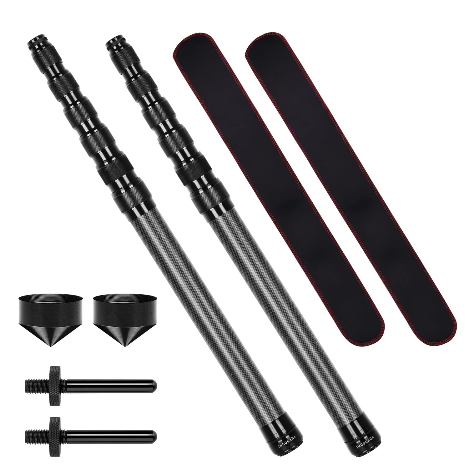Bâches en Fibre de Carbone pour Camping Abri Auvent Tente Mâtx Tige Réglable Bâches en Fibre de Carbone pour Camping Abri Auvent Tente Mâtx Tige Réglable