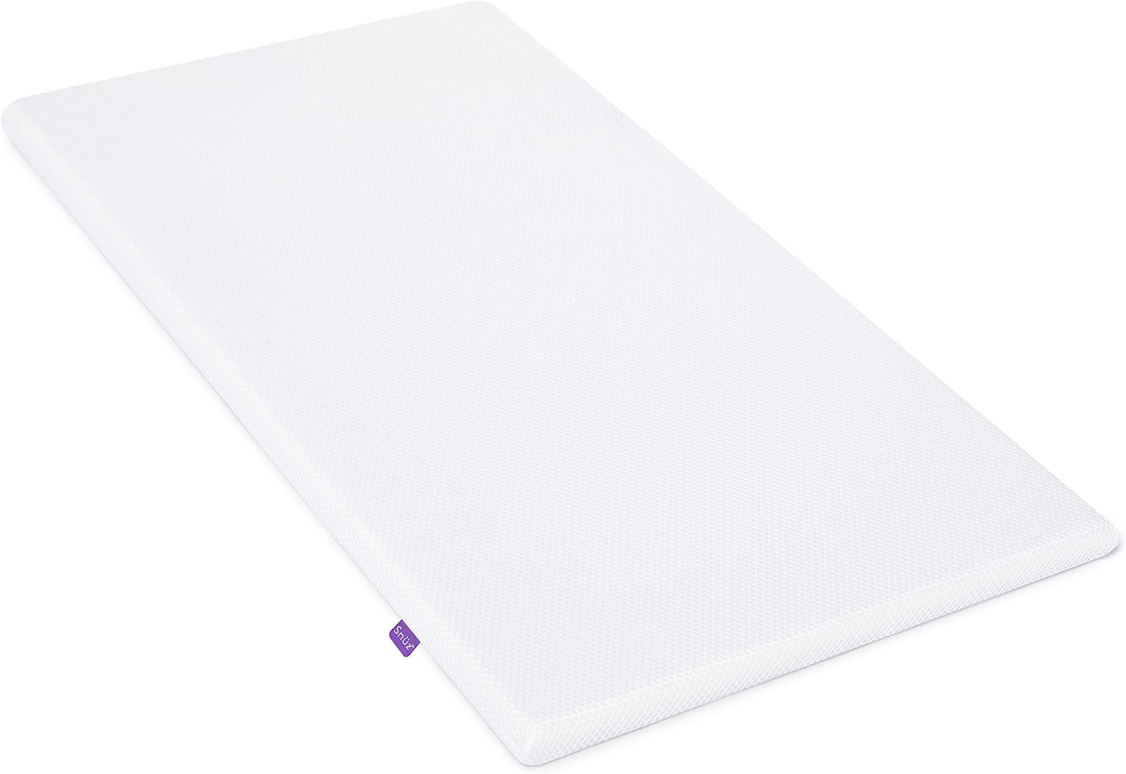Moses Basket Mattress 72x26.5cm with Removable Washable Cover British Made by Kinder Valley