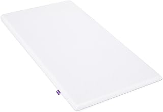 SnüzPod3 - Colchón para Cuna de bebé, 44 cm x 80 cm, colchón de Espuma Premium con Funda de Malla 3D Que Ofrece Apoyo Recomendado por Expertos para recién Nacidos, Color Blanco