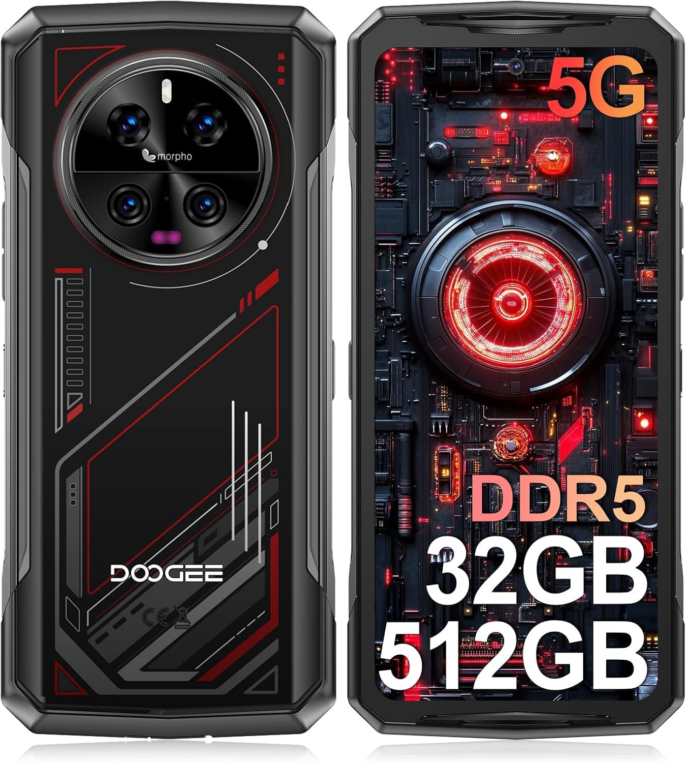 DOOGEE V40 (5G - NFC - 6.78'' - 12/512GB) Silver