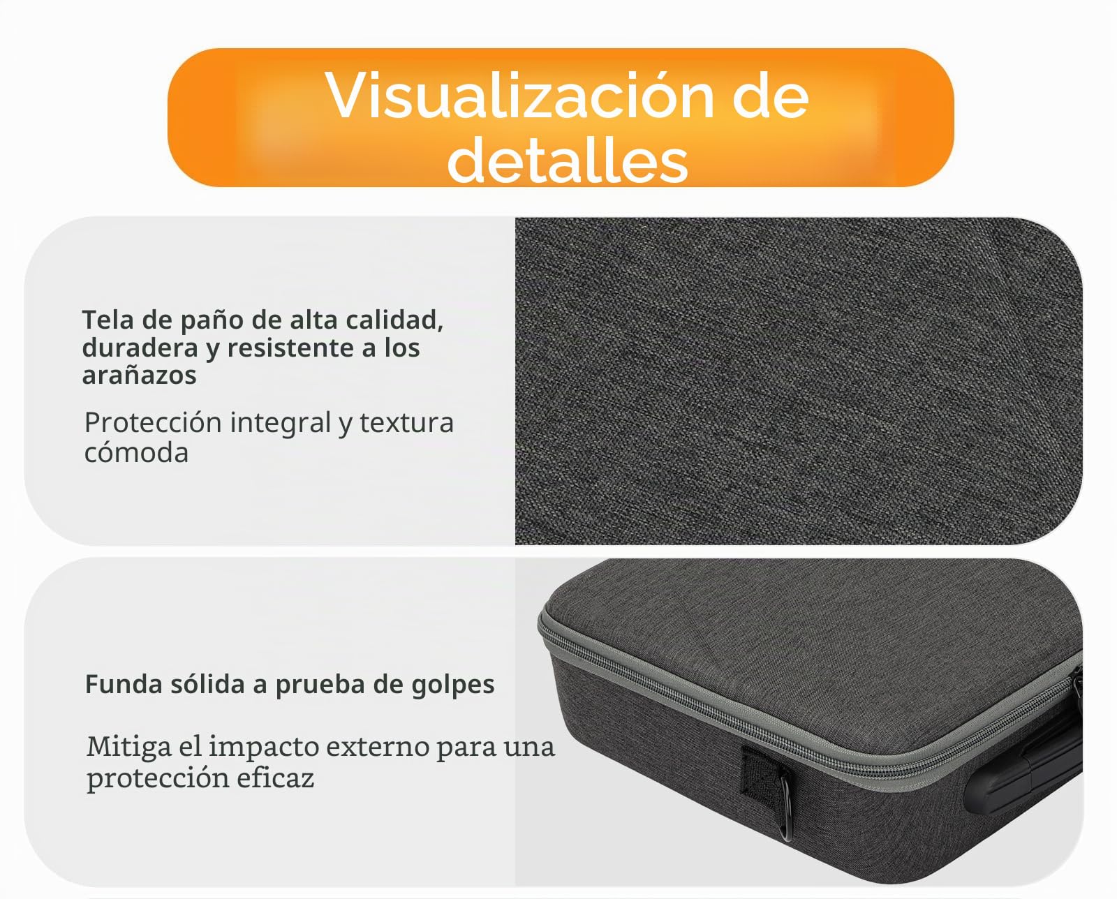 GearPro Transporte Maletín Hombro Bolsa A Prueba de Golpes Funda Rígida Maletín Viaje Bolsa para DJI RS 4 Ronin Gimbal Estabilizador Accesorios Portátil Protector Almacenamiento