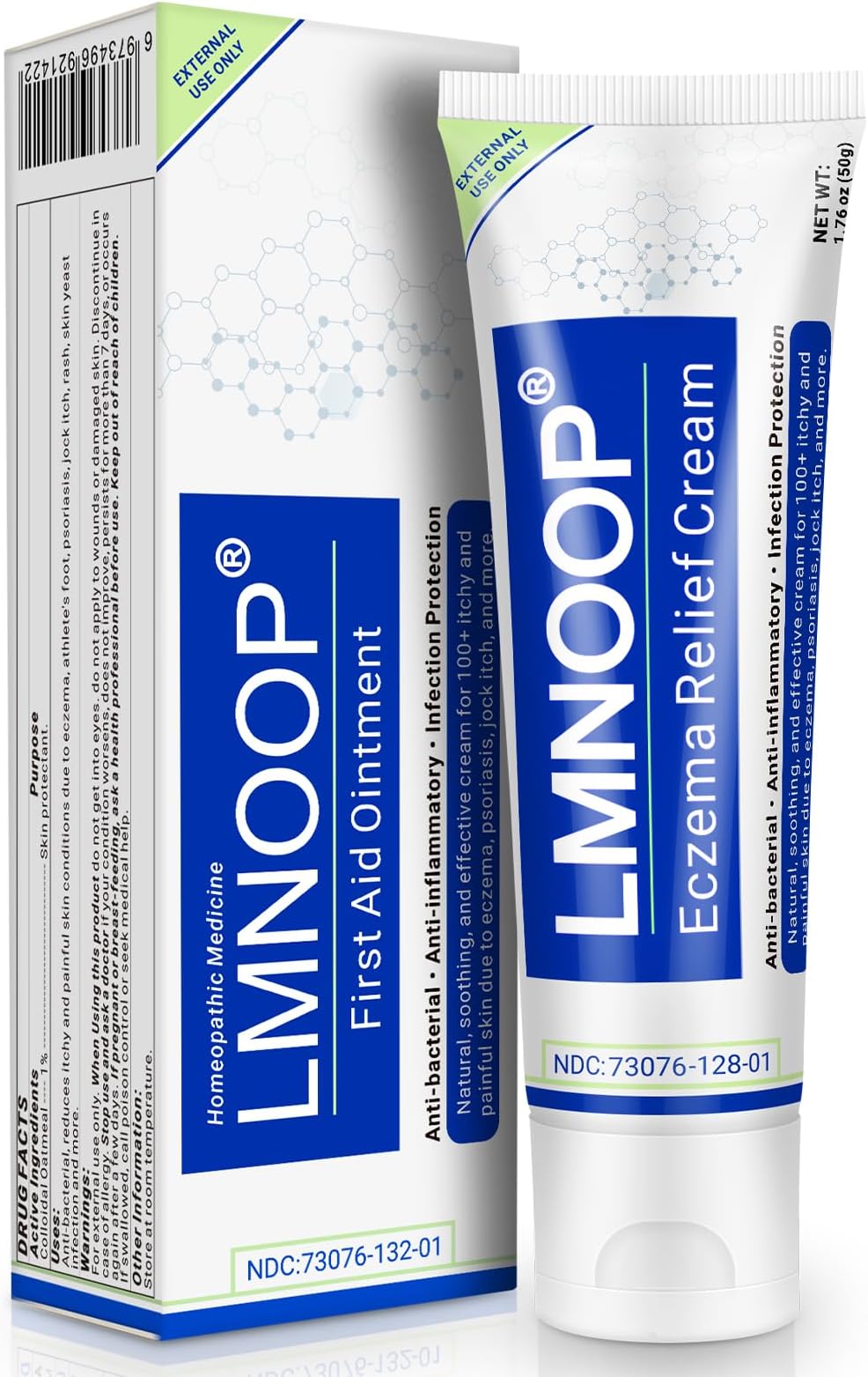 LMNOOP Eczema Cream, Maximum Strength Treatment Ointment for Rash, Psoriasis
