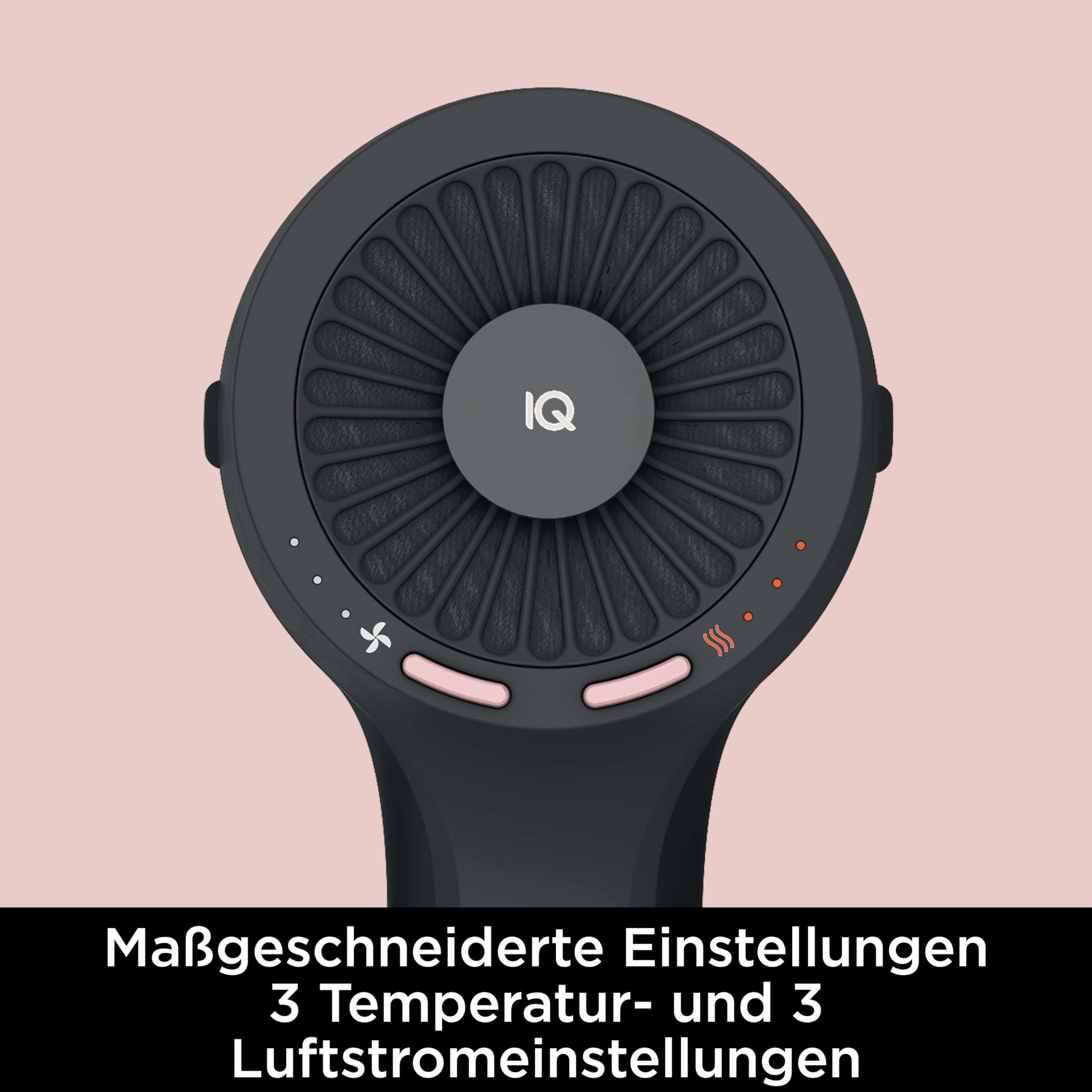Shark STYLE iQ Ionischer Haartrockner & Styler, 1600W, Schwarz | Schnelltrocknender Föhn ohne Hitzeschäden, Trocknen und Stylen der Haare in einem Schritt mit dem 2-in-1-Konzentrator