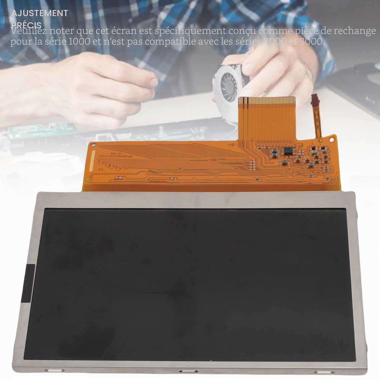 PUSOKEI Écran de Remplacement pour PS Portable 1000 1001 1002 1003 1004, écran LCD Tactile Numériseur de Remplacement pour Pièces de Console de Jeu
