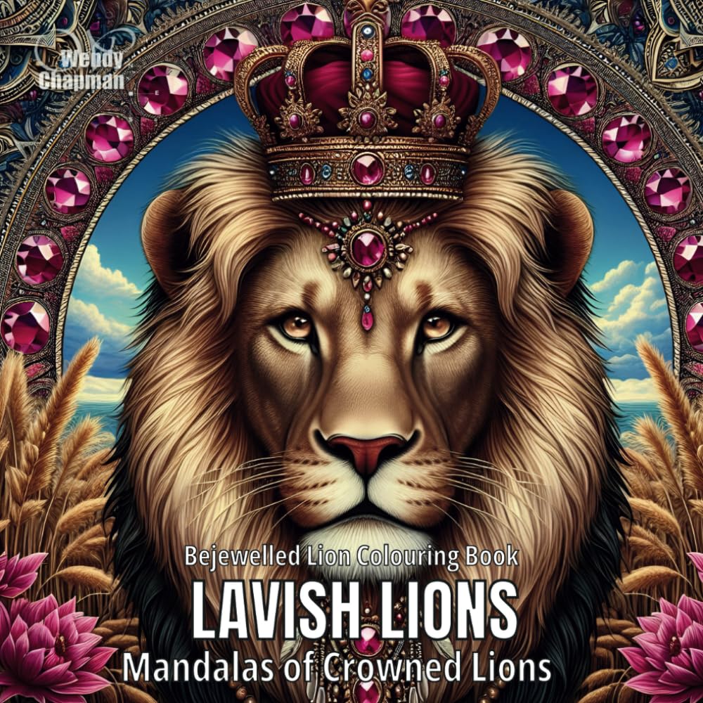 Lavish Lions: Mandalas of Crowned Lions (Crowned Creatures)