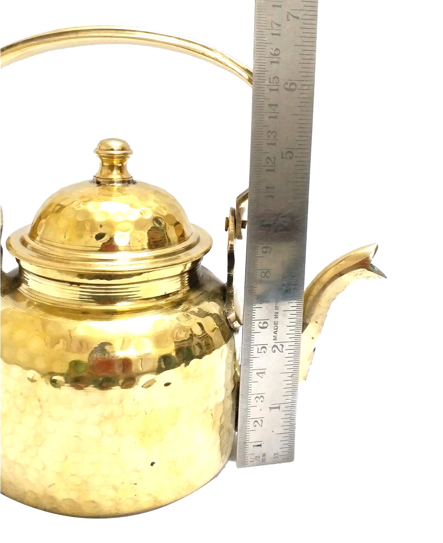 Handmade Brass Tea Pots - Golden Kettle -3